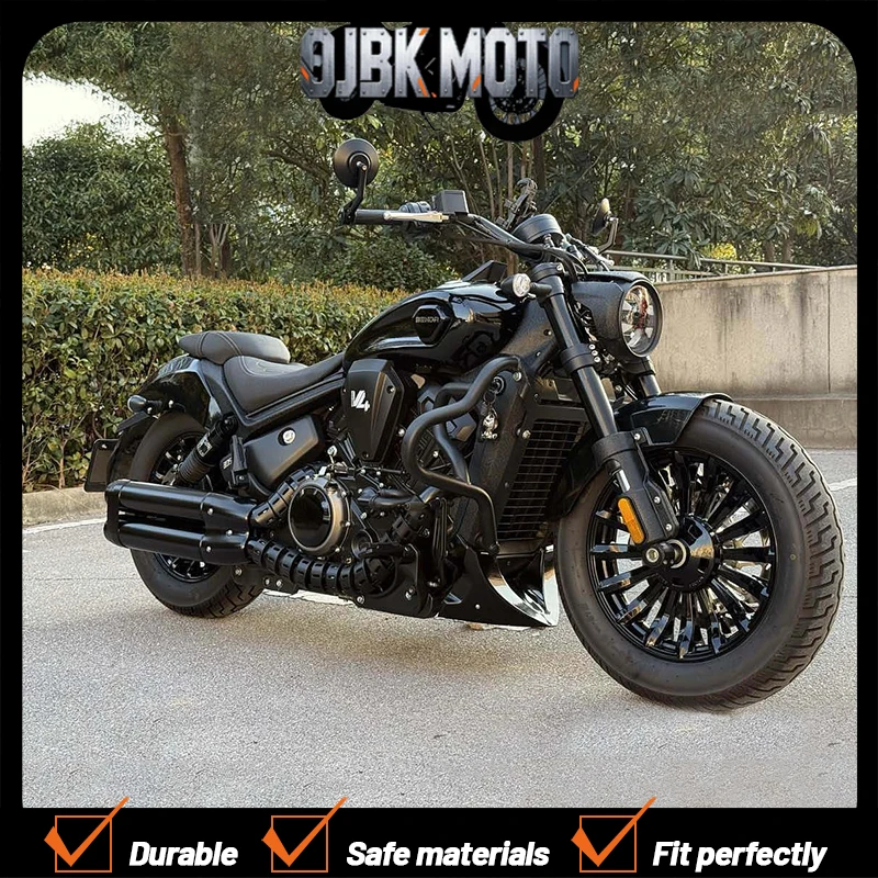 

Motorcycle Exhaust Pipe Protector Heat Shield Cover Guard Anti-scalding Cover New Accessories For BENDA Dark Flag 500 BD 500