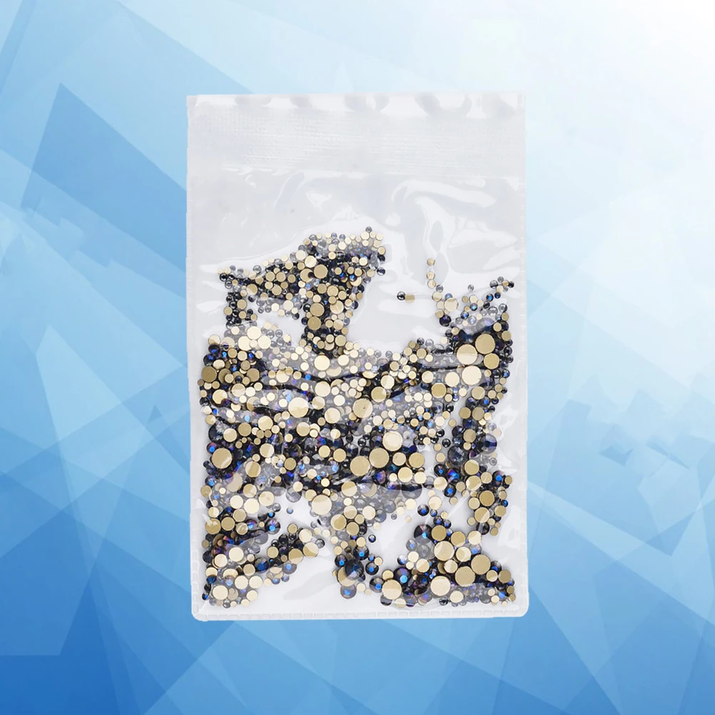 1440 szt. Cyrkonie do zdobienia paznokci, kolorowe wiertła do paznokci, eleganckie akcesoria do manicure, lekkie i trwałe.