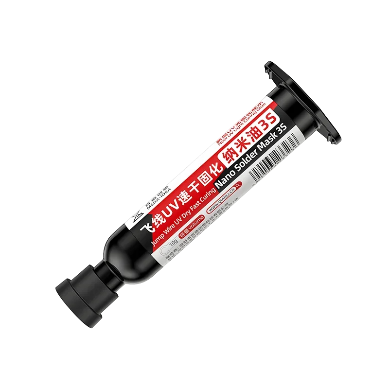 

Qianli Mega-idea Jump Wire УФ-сухая быстроотверждаемая нано-паяльная маска 3S для обслуживания сварки телефона, масло, паяльная паста, флюсовые чернила