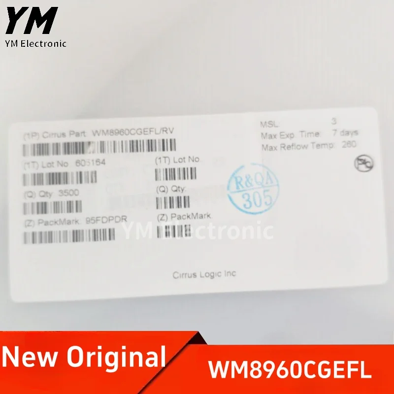 New Original WM8960CGEFL WM8960G QFN32 2-in-2-out codec chip