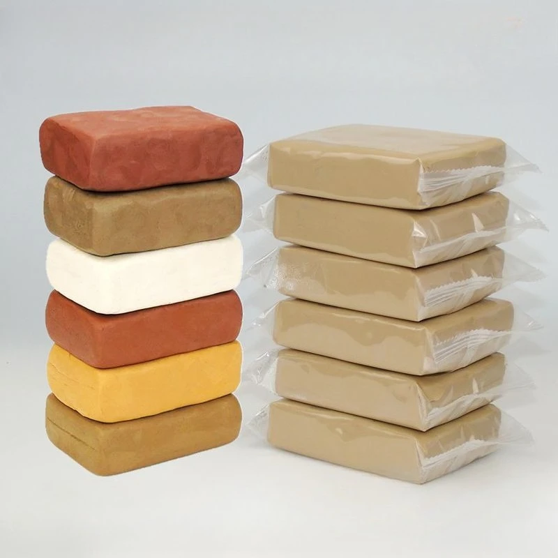 250 g/bolsa arcilla cerámica DIY escultura Manual arcilla cerámica hornear libre alta temperatura de disparo de arcilla blanca 1100-1350 ℃