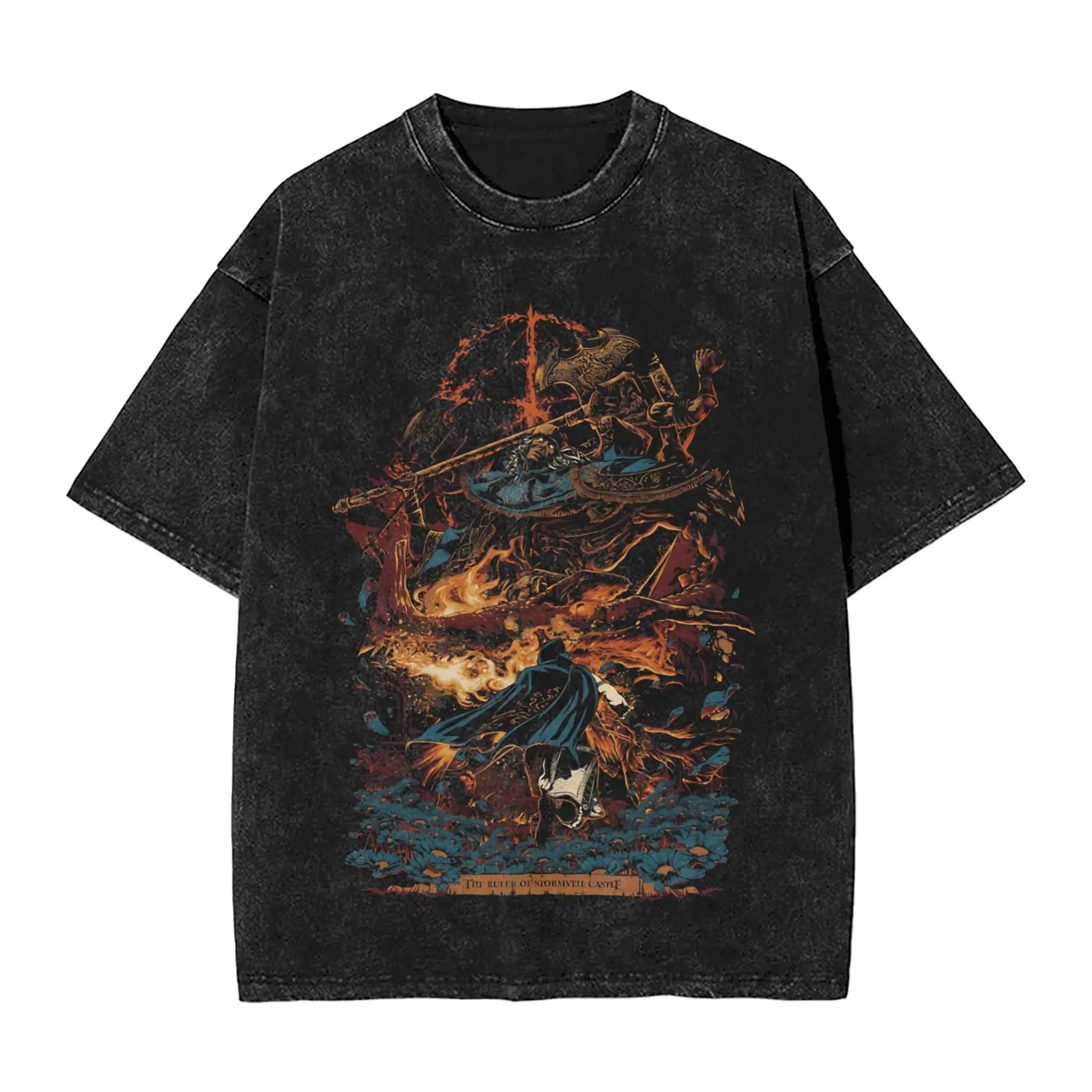 Sekiro: Shadows Die Twice T Shirt Hip Hop Washed 100% Cotton Harajuku T-Shirt  Vintage for Men Women Streetwear Summer Tops Tees