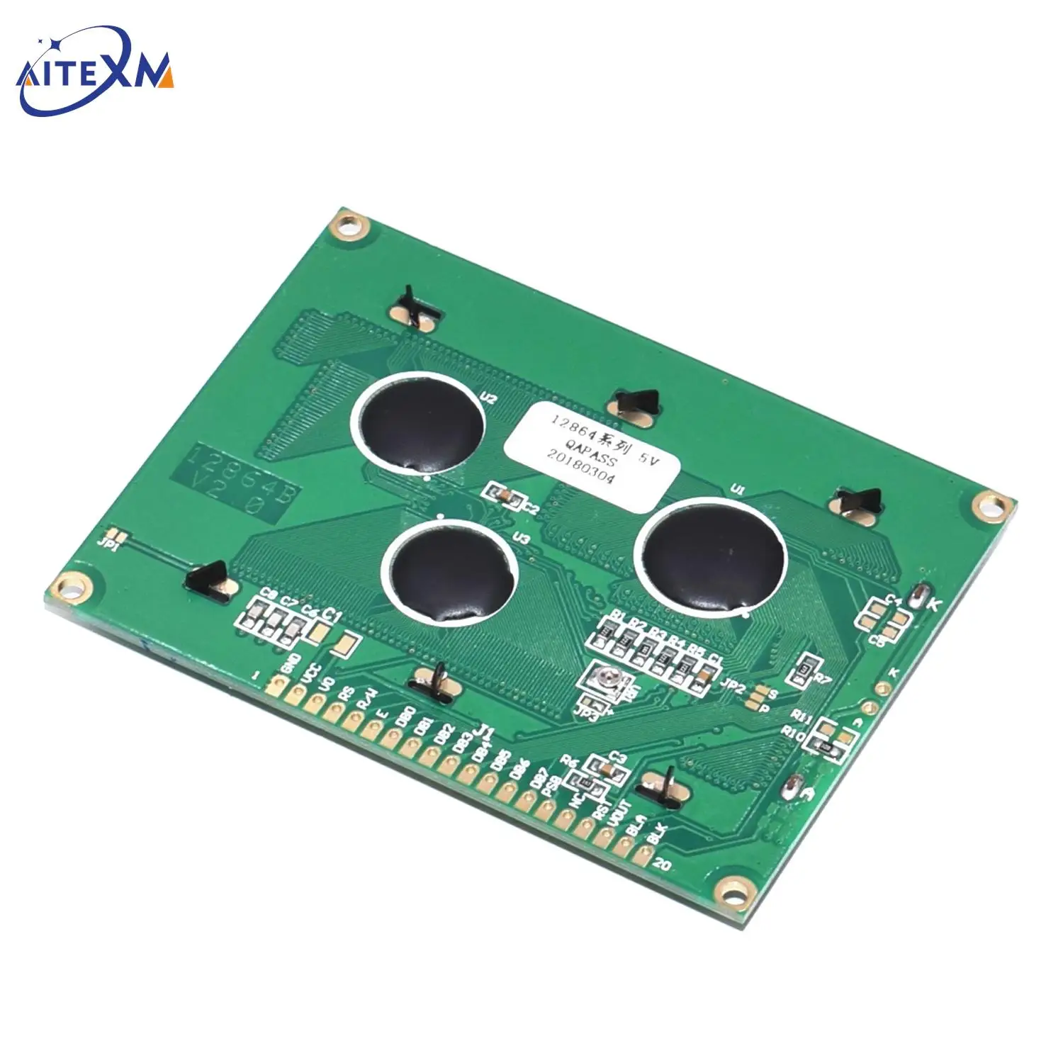 128*64 DOTS LCD Module 5V blue screen 12864 LCD with Backlight ST7920 Parallel port LCD12864