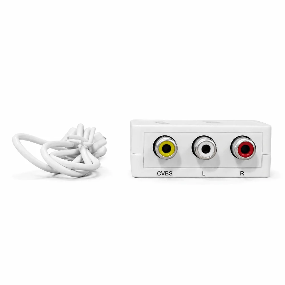 Plug and Play Mini VGA To AV Converter HD 1080P with Data Cable HD Video Converter Composite Converter for TV PC TV Connection