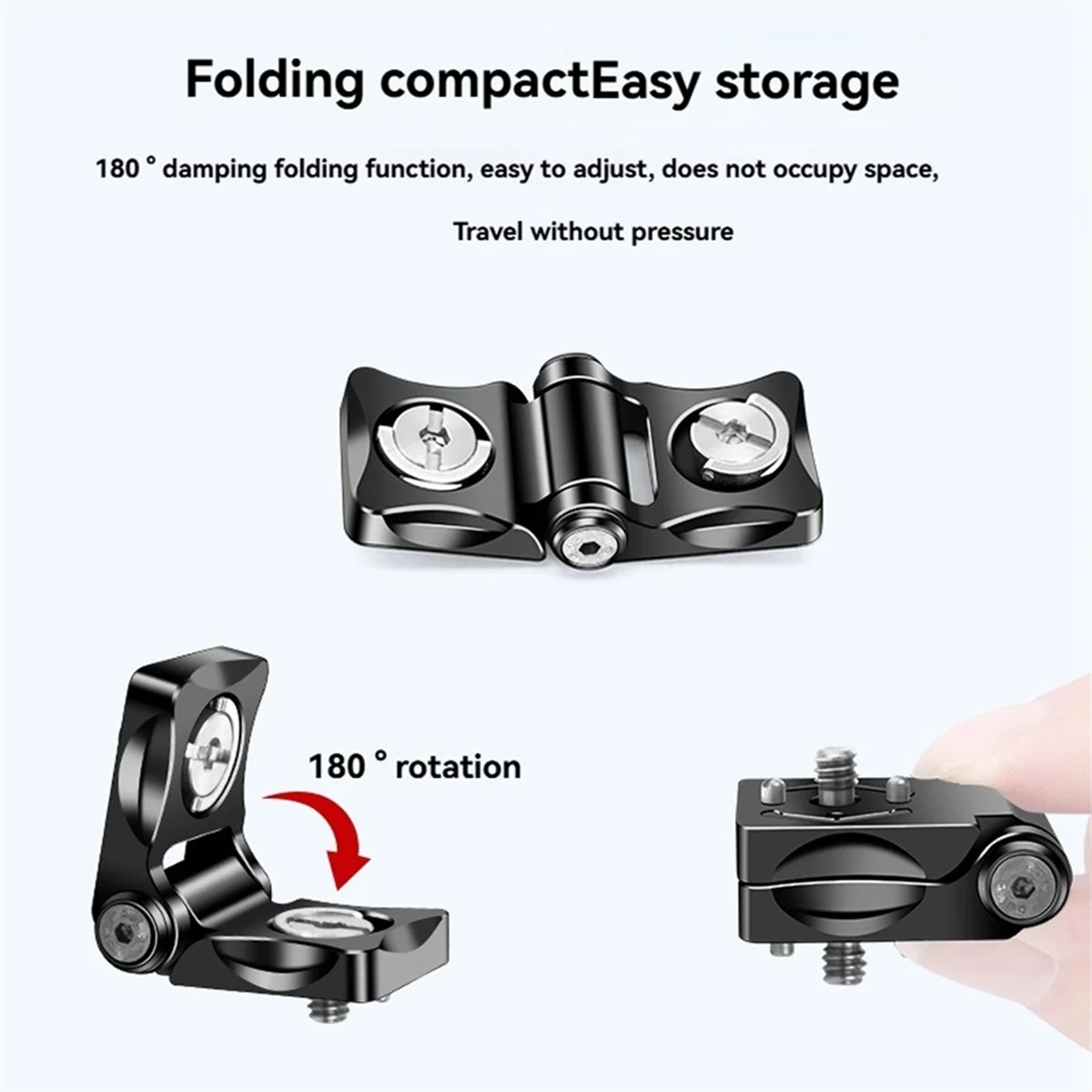 ZWYXF Folding L Plate Arri Positioning Right-Angle Adapter for DJI SDR Transmitter Bracket for Monitor Mount V-Mounting Plate