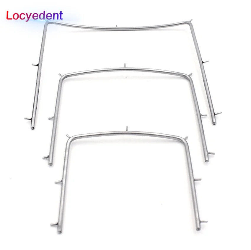 Dental Stainless Steel Rubber Dam Frame Holder Dentistry Oral Barrier Tools For Support Mouth Dentist Equipments