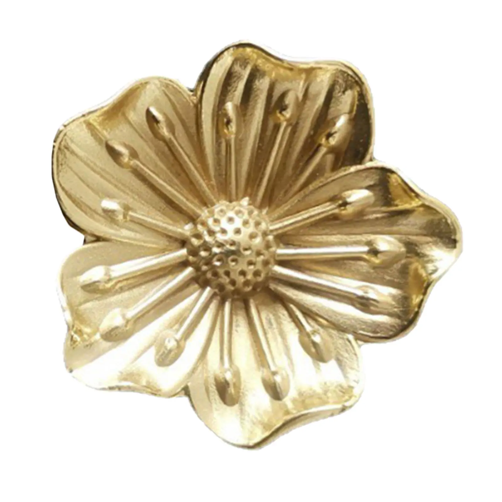 1Pcs Flower Cabinet Knob Brass Retro Drawer Handle for Kitchen Cabinet Door Wardrobe Cupboard Dresser Bookcase Floral Hardware