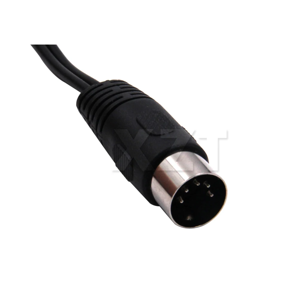 0.5M 1.5M 5-Pin DIN Male MIDI Cable to 2 Dual RCA Male Plug Audio Cable For Home Audio System