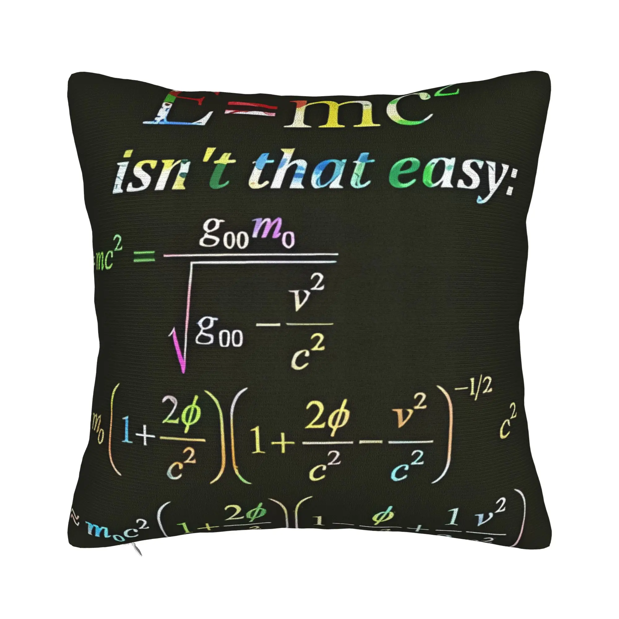 E = Mc2  Decorative Pillowcases for Cozy E=MC2 Pillow Cover Soft Durable