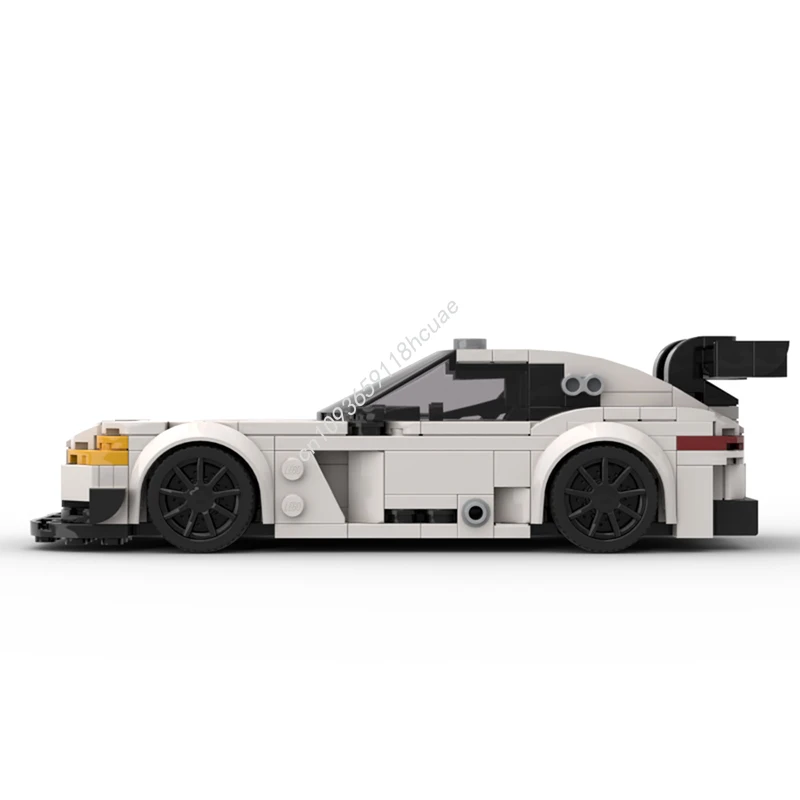 406pcs MOC 2023 Mercedeser AMG GT3 Evo No Livery City Champions Super Car Building Blocks Construction Christmas toy Gift