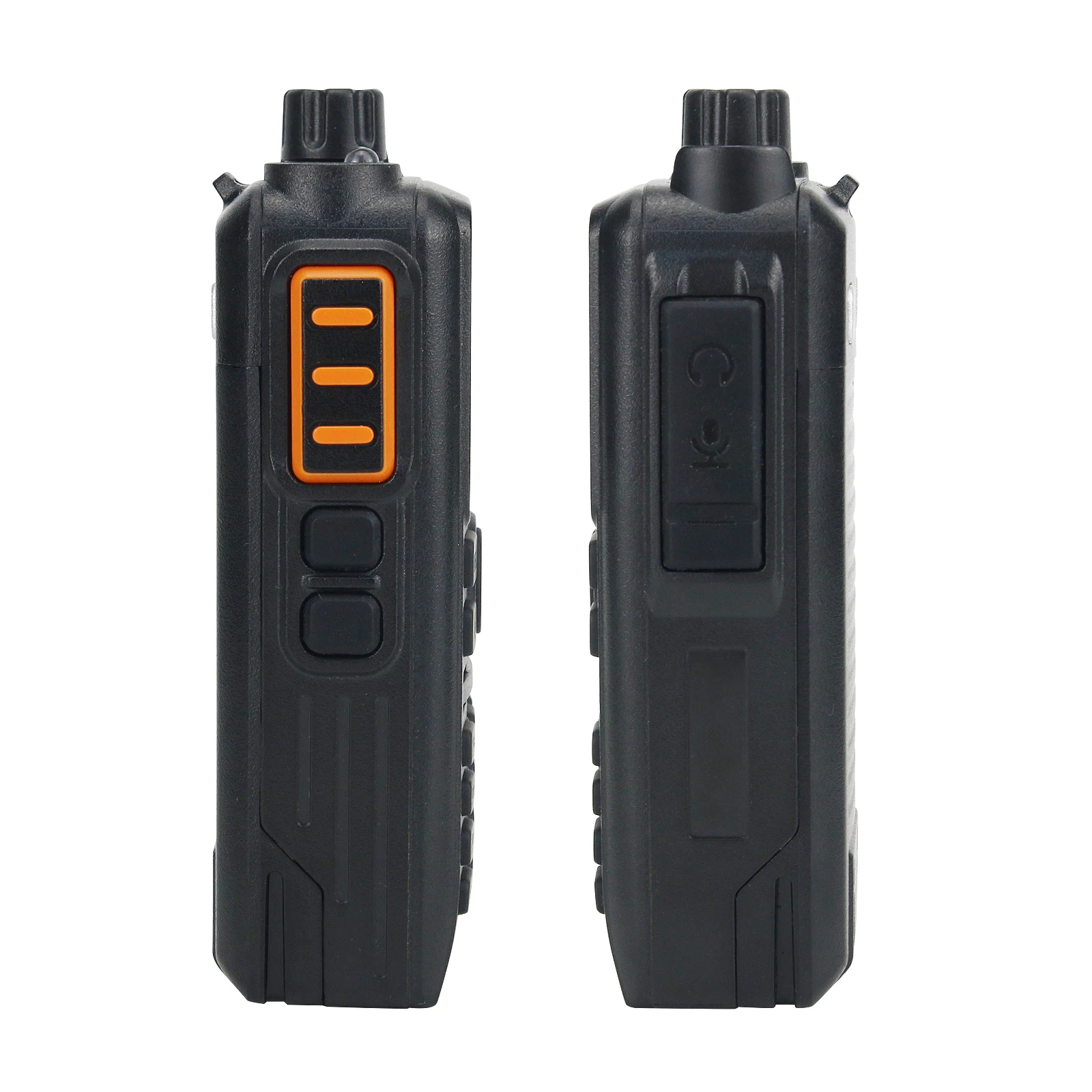 Walkie-talkie portátil de mano, Radio VHF UHF, 240 canales, color negro/rojo, UV-668, 5W