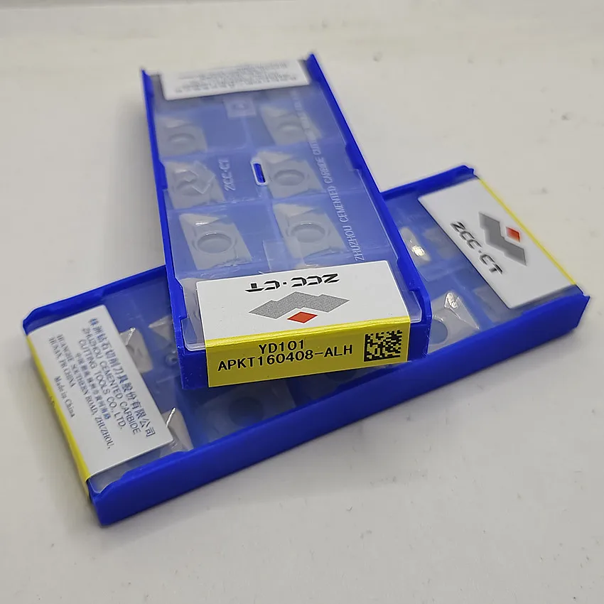 

APKT160408-ALH YD101/APKT160408-ALH YBG101/APKT160408-ALH YD201 ZCC.CT Инструменты с ЧПУ, твердосплавные вставки, фрезерные вставки, 10 шт./кор.