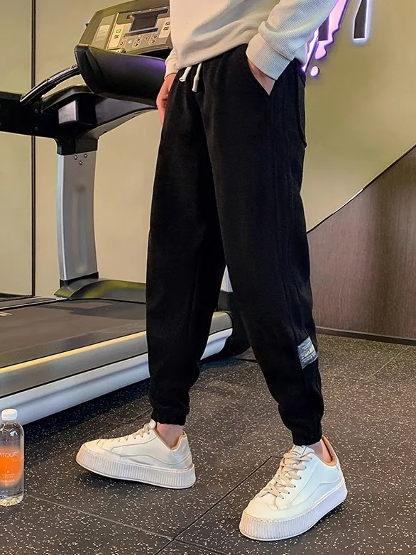 

Men's Corduroy Pants Fce Lined Slim Fit Spor Casual Trousers Korean Sle Autumn Winter Faion Ele Organic Cotton