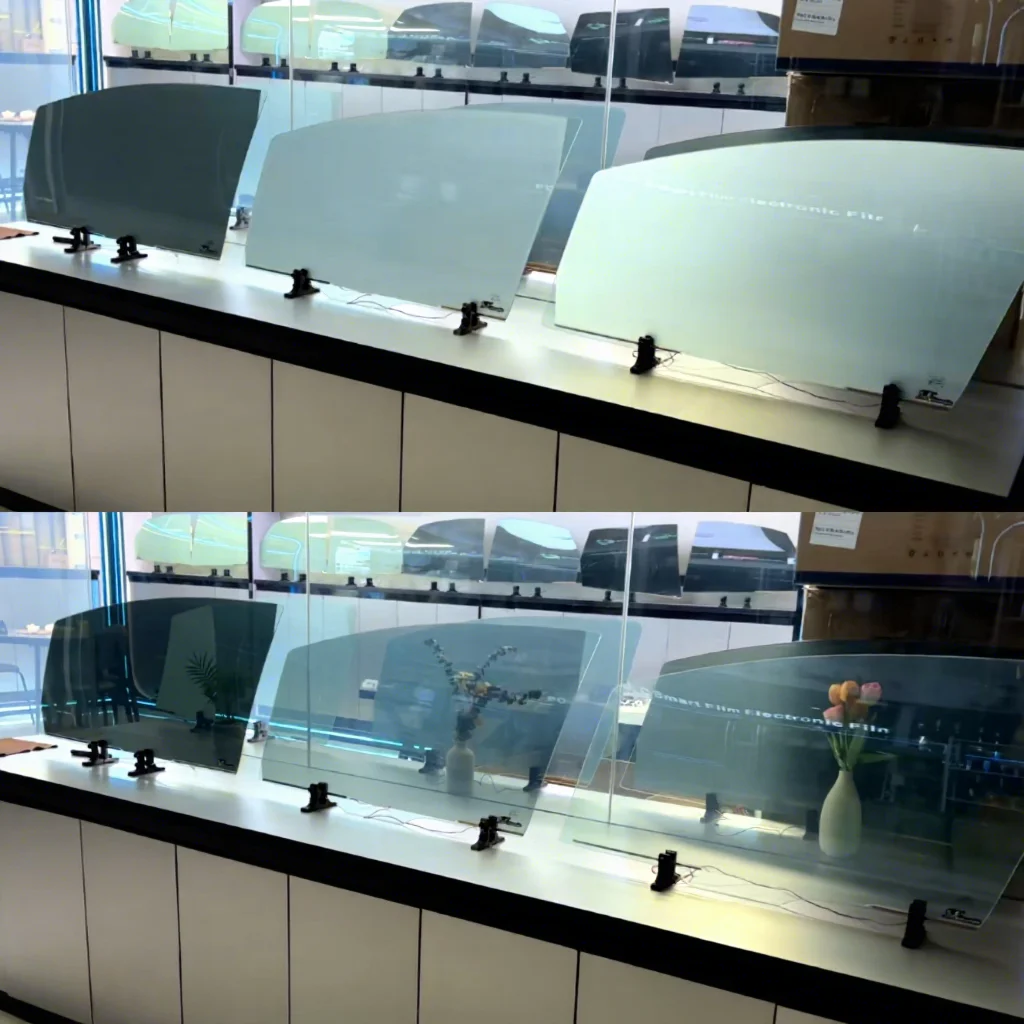 

Смарт-пленка PDLC для автомобилей, 0,45 мм, самоклеящаяся, с защитой от УФ и ИК-излучения, для контроля солнечного света, тонировочная пленка для окон