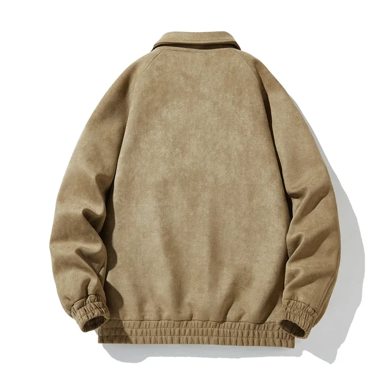 Cotton-padded Jacket for Men in Spring and Autumn,fashionable,casual,versatile,comfortable,high-quality,solid Color,simple Coat