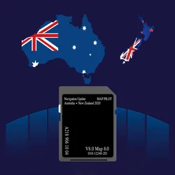 2020 Australia New Zealand Maps V8 for Mercedes A/B/C/CLA/CLS/E/GLA/GLC/GLE-Class Car Navigation SD Card GPS Update A2189061004