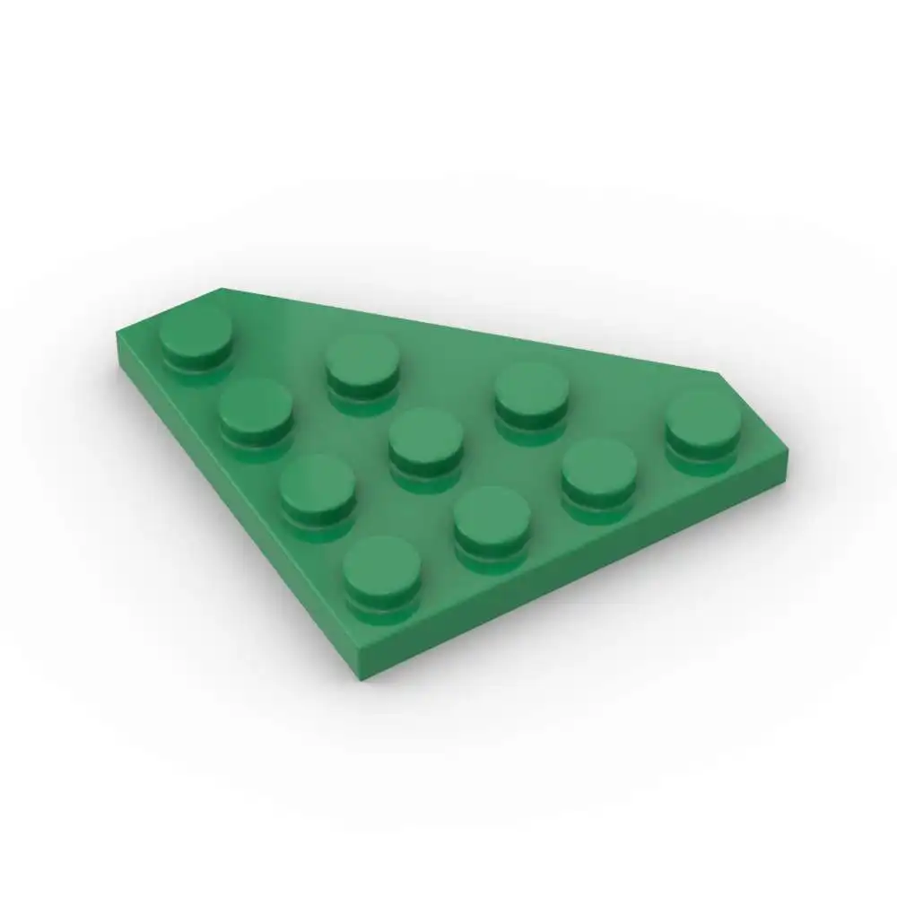 

MOC 10PCS Parts Bricks 30503 Wedge Plate 4x4 Building Blocks Kit Cut Corner Board Compatible Particle Educational Toys Kid Gifts