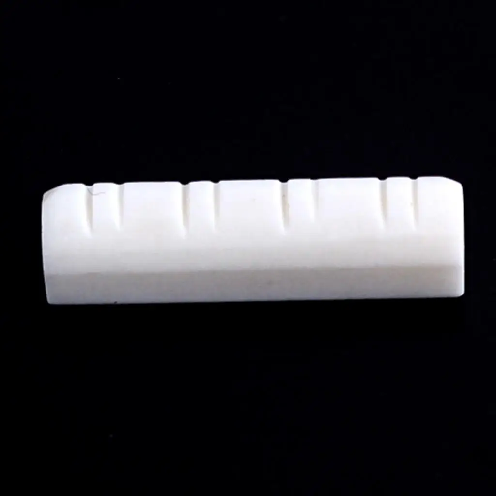 8 String Mandolin Bone Nut Slotted Replacement Part Compact Wear Resisting Accessory for Clear Rich Sound Upgrade