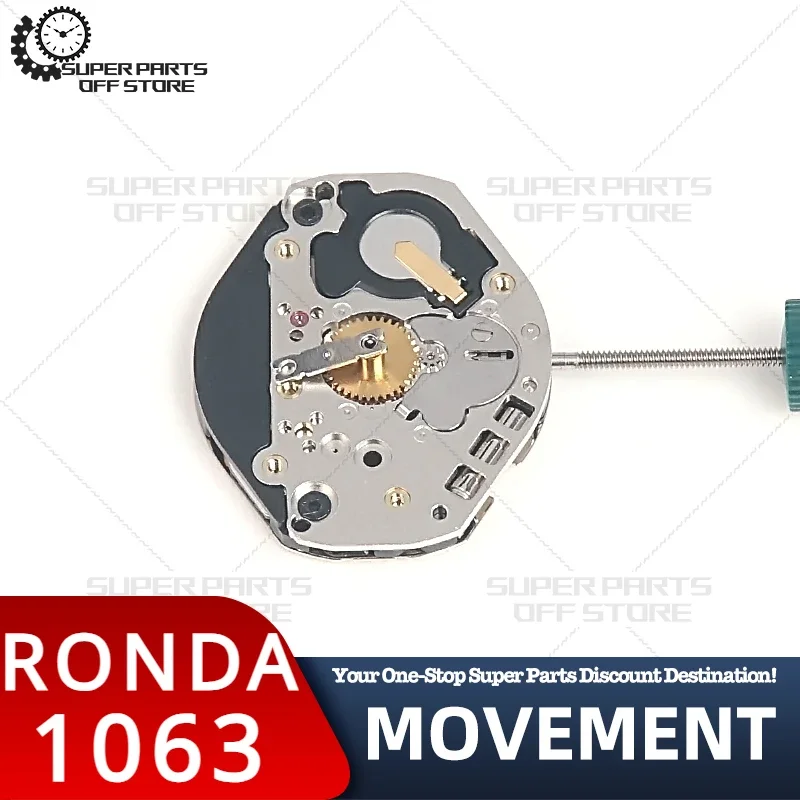 Switzerland Ronda Ronda 1063 Movement 3 Pin Quartz Movement Watch Accessories Electronic Movement