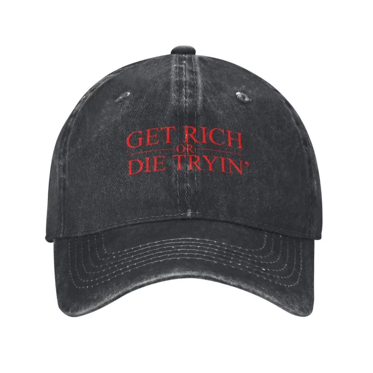 Get Rich Or Die Tryin Fifty Baseball Cap Golf Hat Anime Hat Uv Protection Solar Hat Woman Hats Men's