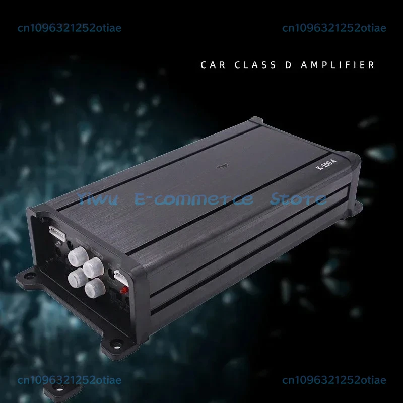 Car Audio Amplifier 4 Channel Car Audio Modification 12V 4 * 100W High-power Car Audio Amplifier