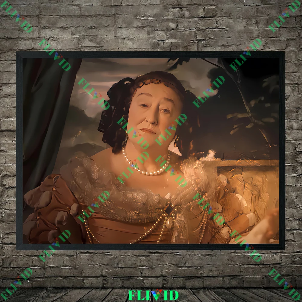 معالج المدرسة ملصق فني وطباعة ، معالج القلعة شبح ملصق ، سيدة الدهون الغناء والشبح الورني على لوحات القماش الجدارية