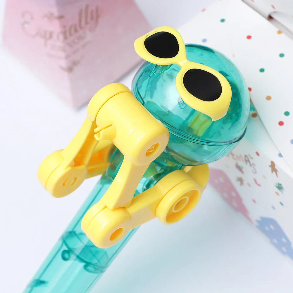 3 Pcs Lollipop Robot Plastic Holder Pop-up Lollipops Organic Eat Toy Candy Novelty Case