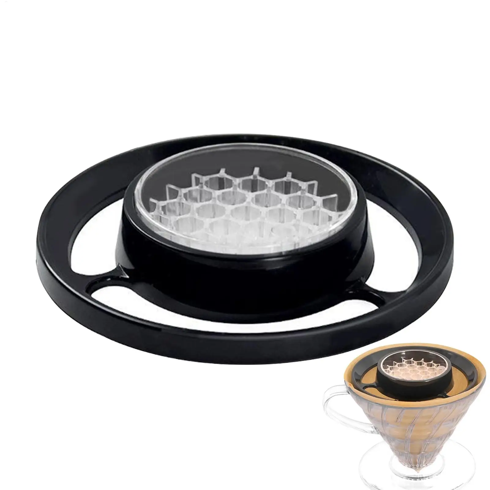 Coffee Drip 1PC Pour Over Coffee Drip Assist Coffee Pourover Dripper Aid Heatproof Even Brewing Cone Filter  Coffee Supplies