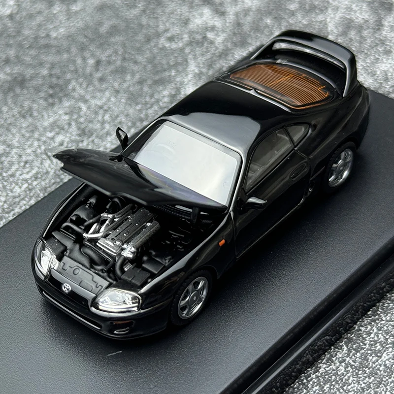 LCD 1:64 Toyota A80 Supra Car model Send friend Holiday gift collection Static model