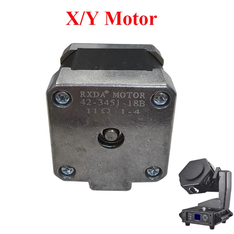 RXDA 42-3451-18B 34mm Body 11Ohm 6Wires NEMA17 Stepper Motor 2 Phase Step Motor For 6X40W Infinity Rotate Beam Light