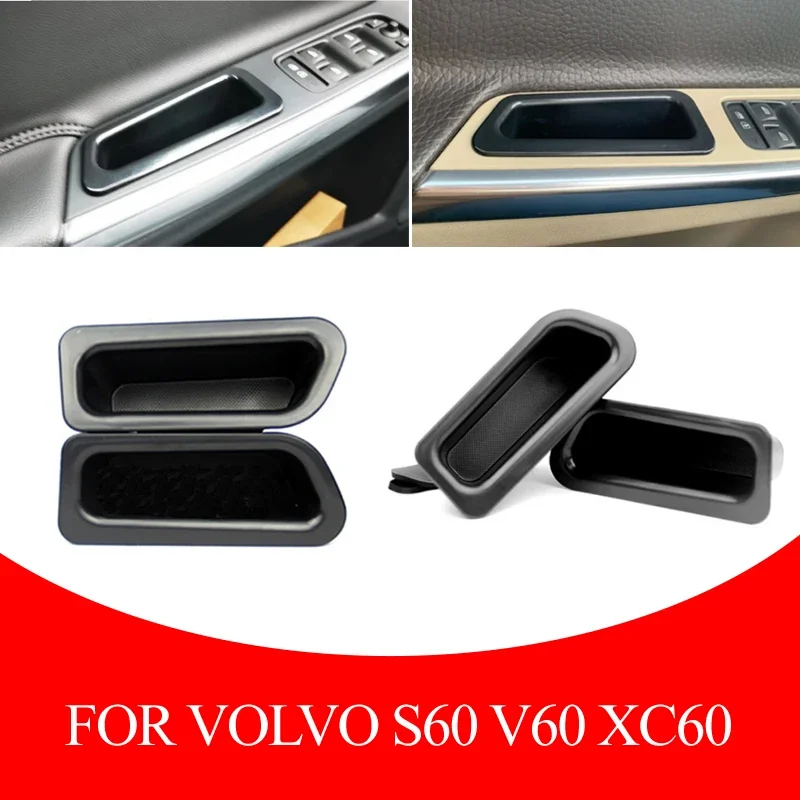 storage box door handle Armrest box for Volvo s60 v60 xc60 2010-2017 beigeblack Front door+back door Finishing box