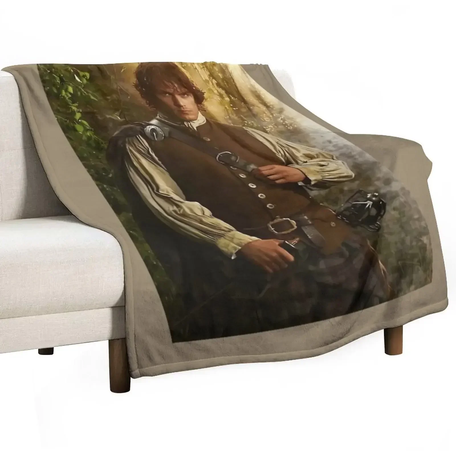 

Sam Heughan 1 Throw Blanket Thermals For Travel Summer Beddings Kid'S Thin Blankets