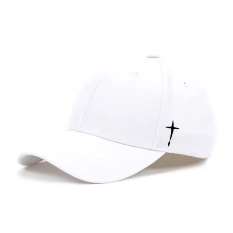 Broadside Cross Embroidery Baseball Cap Unisex Adjustable Outdoor Travel Sun-Proof Holiday Leisure Versatile Gift Peaked Cap