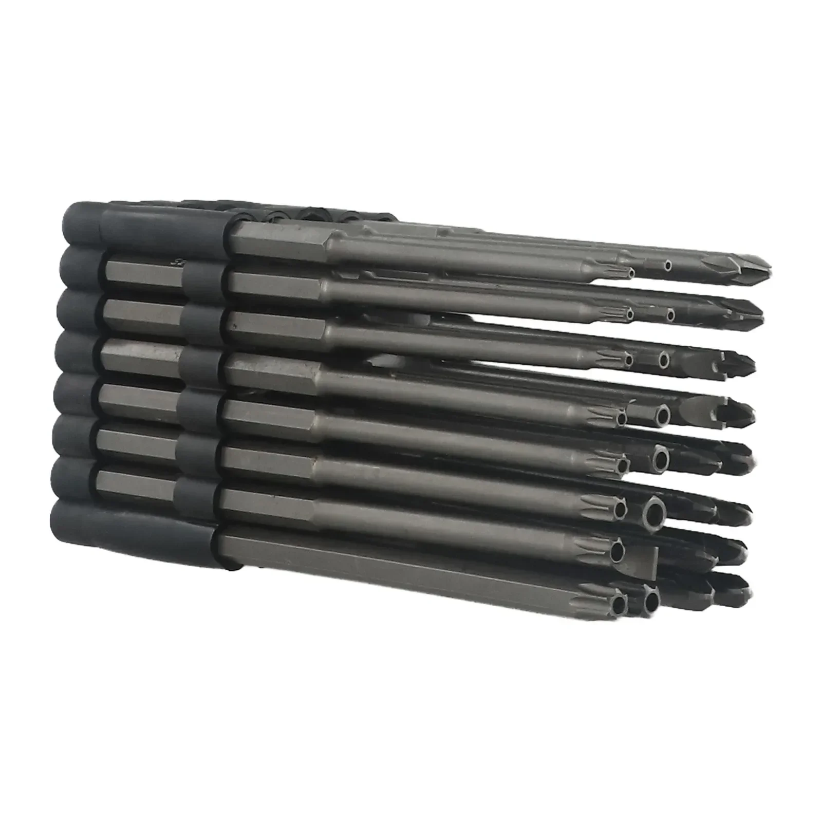 High Quality Screwdriver Bit Set Finely Crafted Silver Tamper Proof Versatile Set Wide Applications 6inch Long