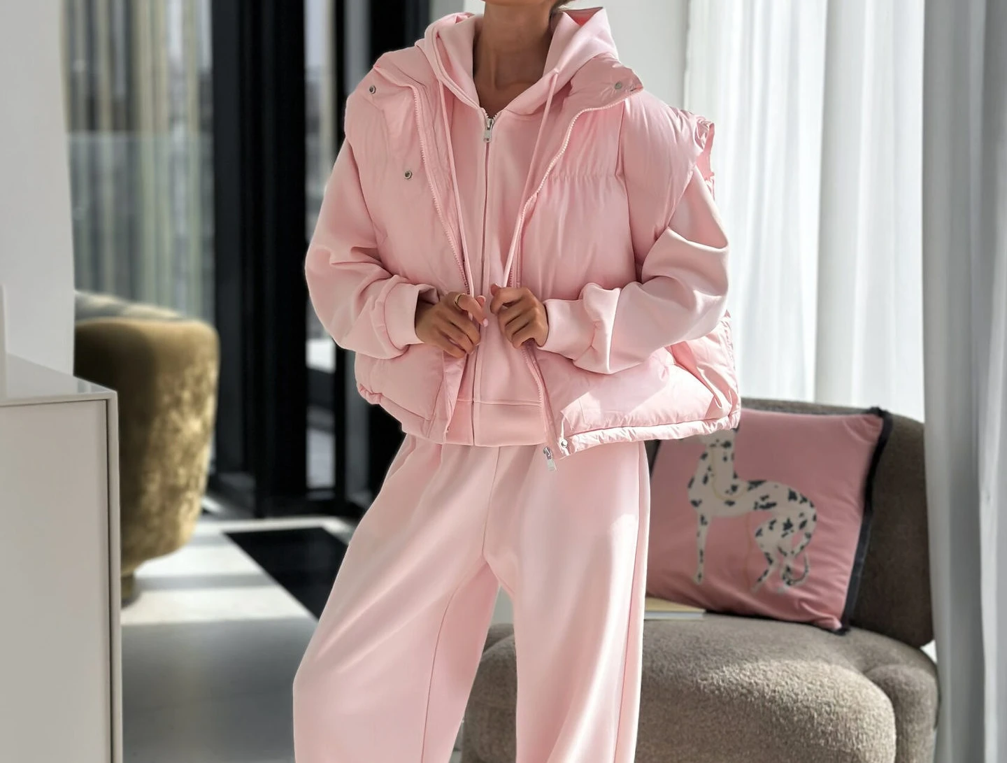 2025 Autumn and Winter New Cotton Vest Warm Tank Top Sleeveless Cotton Coat Tank Top Versatile Top for Women