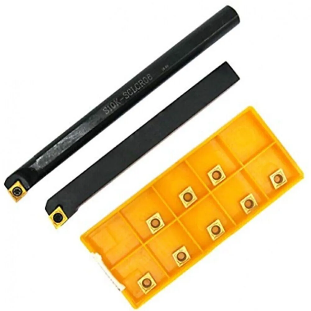 3/8 Lathe Internal Boring Bar Turning Tool Holder Gold Indexable Carbide Insert