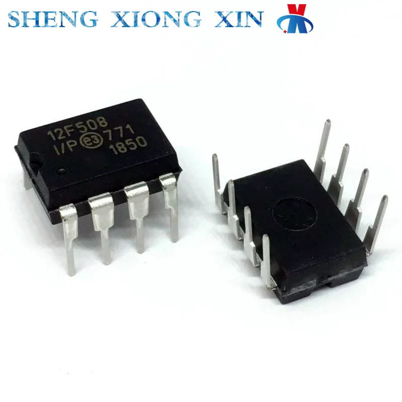 5pcs/Lot PIC12F508-I/P Encapsulation DIP-8 PIC12F508 8-bit Microcontroller -MCU PIC12F Integrated Circuit