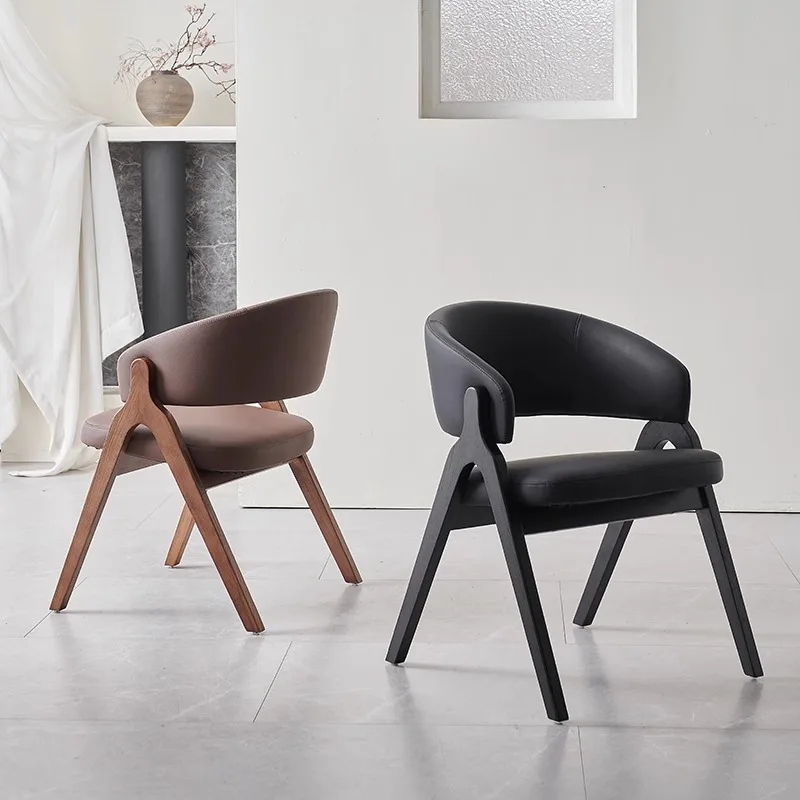 

Nordic, solid wood, light luxury, dining chair, household, Italian, simple, back chair, hotel, restaurant, negotiation