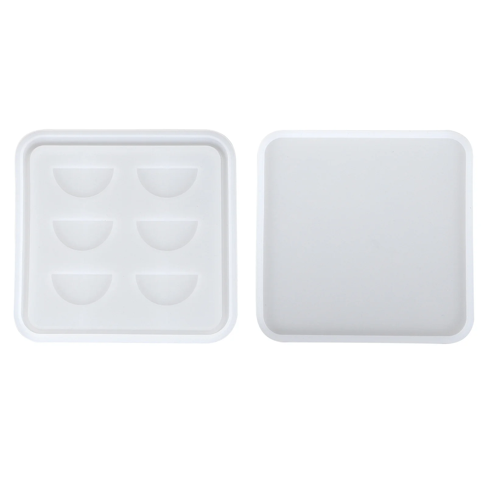 قالب حاوية رموش من السيليكون، صندوق تخزين متين من الإيبوكسي DIY للحرف اليدوية، أداة قالب صينية عرض الرموش