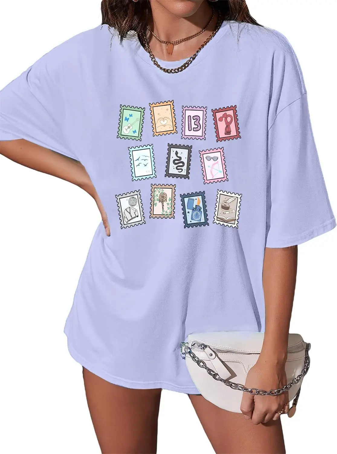 Oversized Country Music Album Shirts Women Concert T-Shirt Vintage Funny Stamp Graphic Tee Music Lovers Short Sleeve Tops