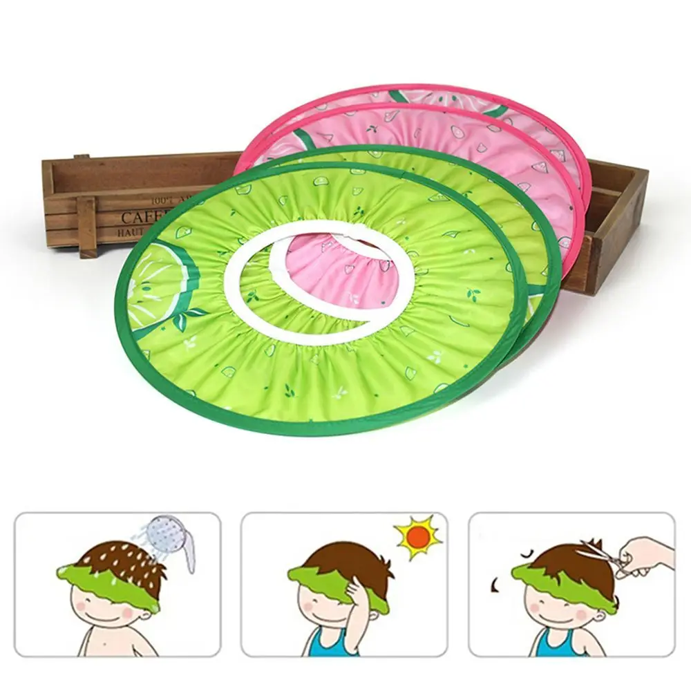 Safe Child Adult Bathing Hat Wash Hair Shield Shower Protect Shampoo Cap Bath Shower Caps