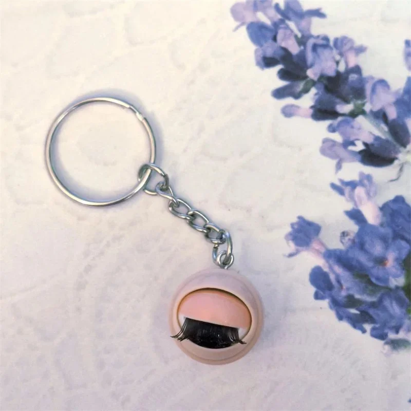 Awful Creepy Doll Eyeball Phone Charm keychain Mobile Phone Chain with Awful Blinking Action Weirdos Funny Phone Accessories