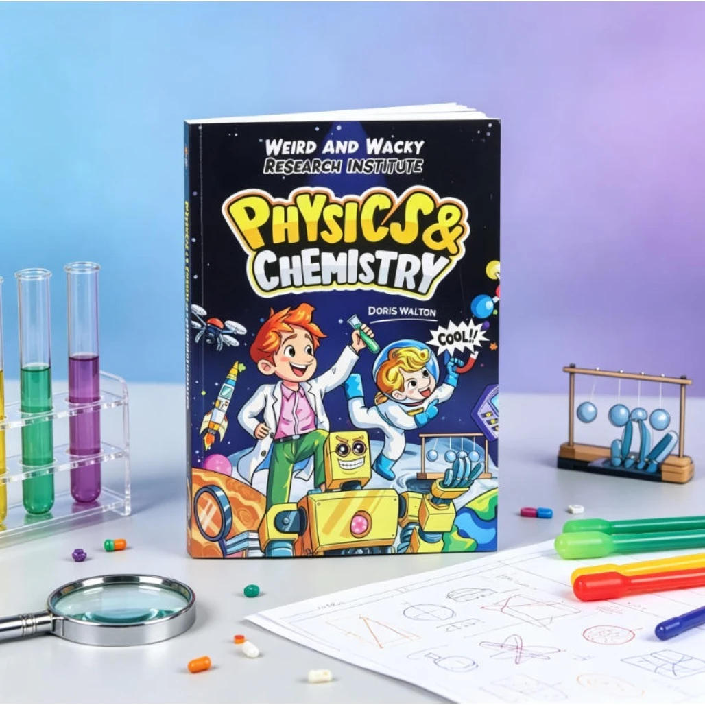 Weird and Wacky Research Institute: Physics & Chemistry, Fun STEM Science Book for Kids, Educational Learning Gift by Doris Walt
