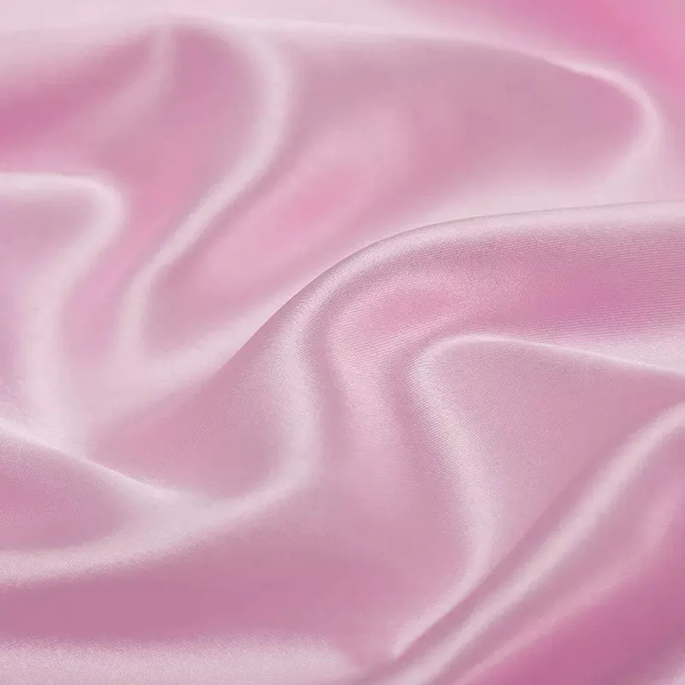 Solid Color Shiny Satin Fabric By Meter Bridal Veil And Gowns Material for Party Decoration Clothing Lining DIY Craft Patchwork