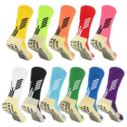 Beste Kwaliteit Anti Slip Voetbal Sokken Volwassenen Atletische Grip Sport Sok Anti Slip Kinderen Sokken Voetbal Basketbal Hockey Unisex