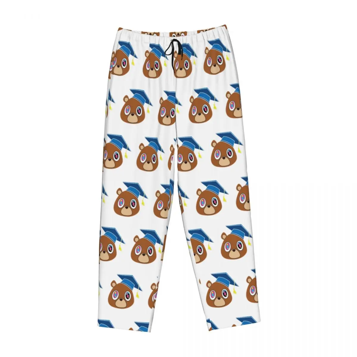 

Custom Kanye West Dropout Bear Chicago Vintage Graduation Women Pajama Pants Lounge Sleep Sleepwear Bottoms with Pockets