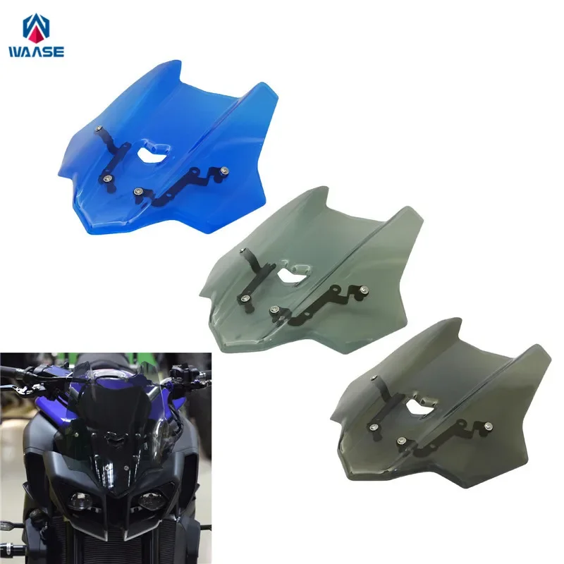 

WAASE для Yamaha MT-10 FZ-10 2016 2017 2018 2019 2020 2021, ветровое стекло, ветровой дефлектор, экран FlyScreen