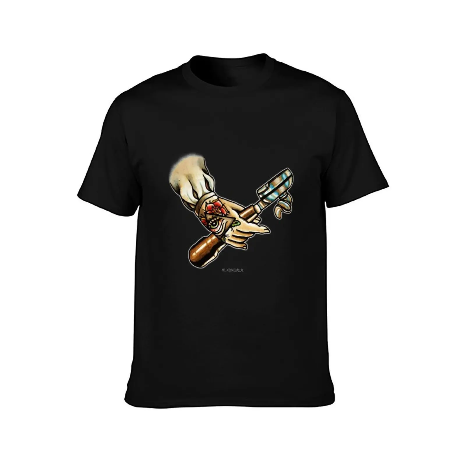 Portafilter, Artfé Technique. T-Shirt Casual Graphic Print Tee T-Shirt