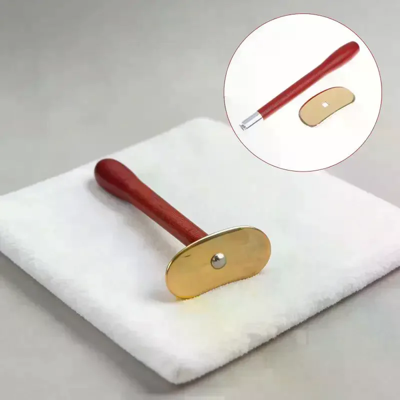/ACR/Massage Scrub Pad Made Of Pure Copper, With A Long Handle; Easy To Use For Self-scrubbing The Back Thai-style
