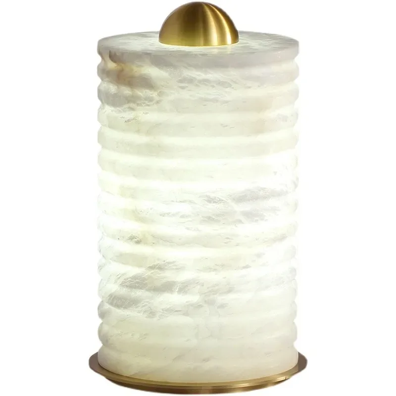 

Personalized and creative desk lamp Bedroom bedside lamp Modern simple marble Chinese warm household lamp